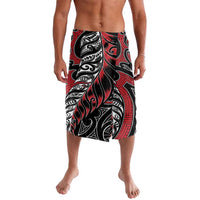 Koru Fern New Zealand Lavalava Maori Tribal Pattern LT9 Red - Polynesian Pride