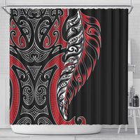 Koru Fern New Zealand Shower Curtain Maori Tribal Pattern LT9 - Polynesian Pride