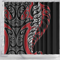 Koru Fern New Zealand Shower Curtain Maori Tribal Pattern LT9 - Polynesian Pride