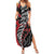 Koru Fern New Zealand Summer Maxi Dress Maori Tribal Pattern