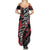 Koru Fern New Zealand Summer Maxi Dress Maori Tribal Pattern