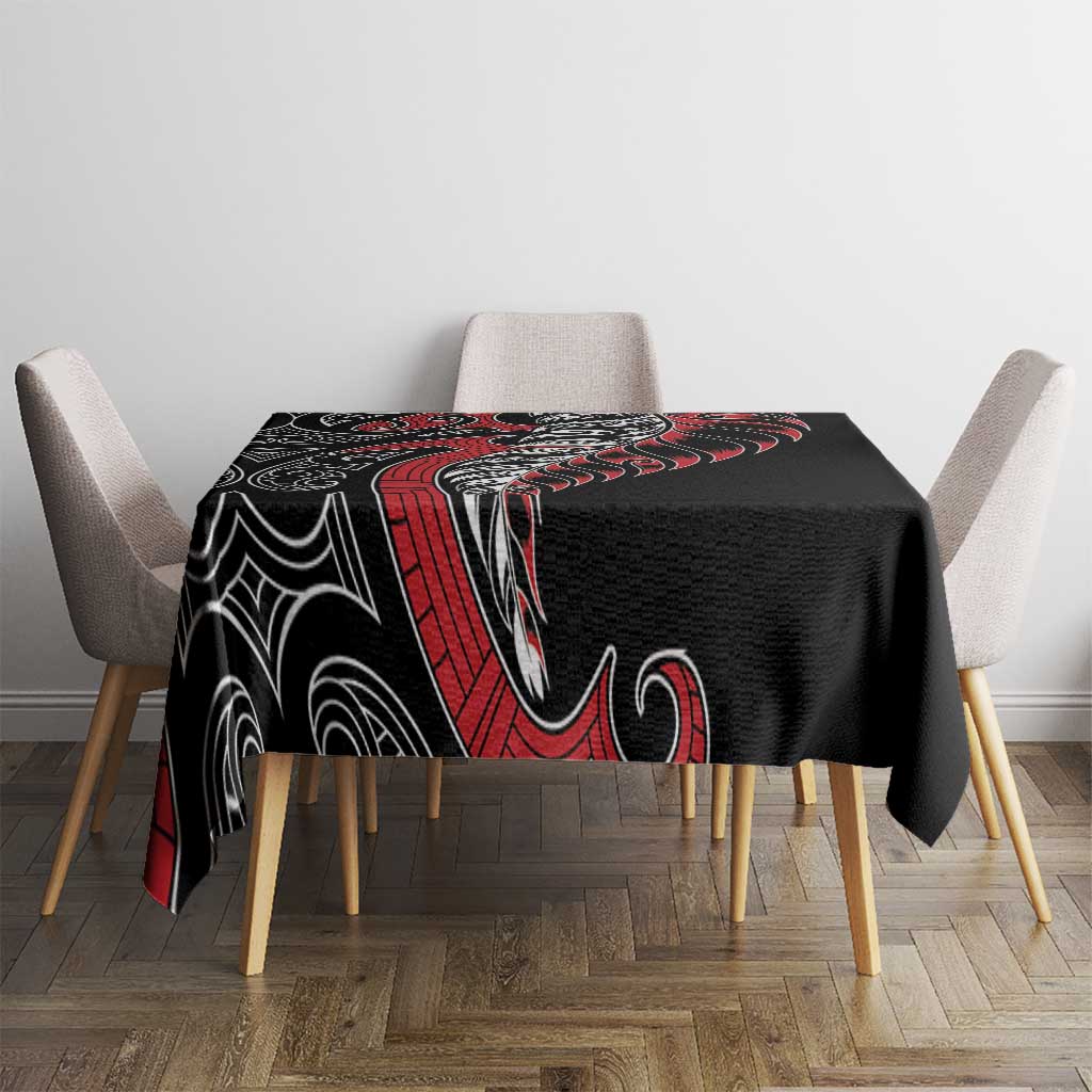Koru Fern New Zealand Tablecloth Maori Tribal Pattern LT9 - Polynesian Pride