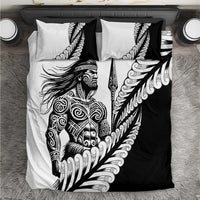 Koru Fern New Zealand Maori Tribal Warrior Bedding Set LT9 Black - Polynesian Pride