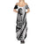 Koru Fern New Zealand Maori Tribal Warrior Summer Maxi Dress