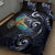 New Zealand Kea Bird Personalised Quilt Bed Set Maori Tribal Koru Art