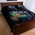 New Zealand Kea Bird Personalised Quilt Bed Set Maori Tribal Koru Art