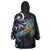 New Zealand Kea Bird Personalised Wearable Blanket Hoodie Maori Tribal Koru Art