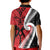 Silver Fern Koru Swirls with Maori Ta Moko Kid Polo Shirt