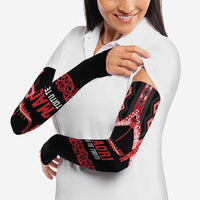 Toitu Te Tiriti Waitangi Arm Sleeves Black Wharenui House LT9 - Polynesian Pride