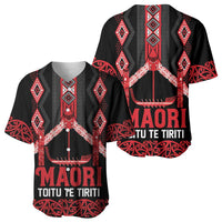 Toitu Te Tiriti Waitangi Baseball Jersey Black Wharenui House LT9 - Polynesian Pride