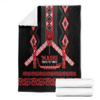 Toitu Te Tiriti Waitangi Blanket Black Wharenui House LT9 - Polynesian Pride