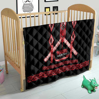 Toitu Te Tiriti Waitangi Quilt Black Wharenui House LT9 - Polynesian Pride