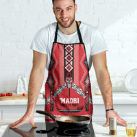Toitu Te Tiriti Waitangi Apron Red Wharenui House LT9 - Polynesian Pride
