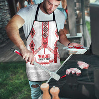 Toitu Te Tiriti Waitangi Apron White Wharenui House LT9 - Polynesian Pride