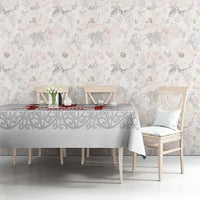 Toitu Te Tiriti Waitangi Tablecloth White Wharenui House LT9 - Polynesian Pride