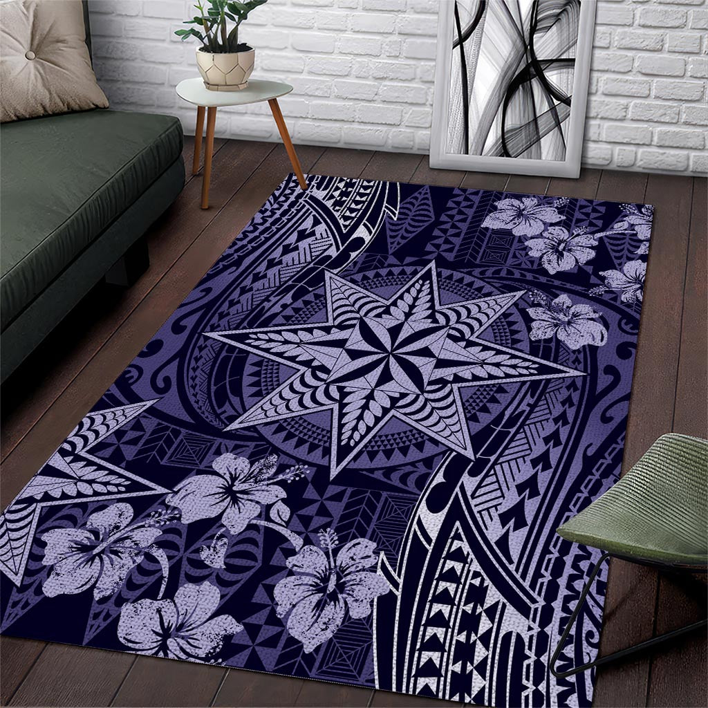 Vintage Tonga Tribal Ngatu Pattern Area Rug With Pacific Floral Pink Art LT9 Pink - Polynesian Pride