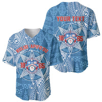 Personalised Tonga Apifo'ou College Baseball Jersey Since 1865 Special Kupesi Pattern LT9 - Polynesian Pride