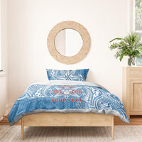 Personalised Tonga Apifo'ou College Bedding Set Since 1865 Special Kupesi Pattern LT9 - Polynesian Pride