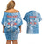 Personalised Tonga Apifo'ou College Couples Matching Off Shoulder Short Dress and Hawaiian Shirt Since 1865 Special Kupesi Pattern