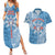 Personalised Tonga Apifo'ou College Couples Matching Summer Maxi Dress and Hawaiian Shirt Since 1865 Special Kupesi Pattern