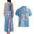 Personalised Tonga Apifo'ou College Couples Matching Tank Maxi Dress and Hawaiian Shirt Since 1865 Special Kupesi Pattern