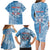 Personalised Tonga Apifo'ou College Family Matching Long Sleeve Bodycon Dress and Hawaiian Shirt Since 1865 Special Kupesi Pattern