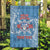 Personalised Tonga Apifo'ou College Garden Flag Since 1865 Special Kupesi Pattern