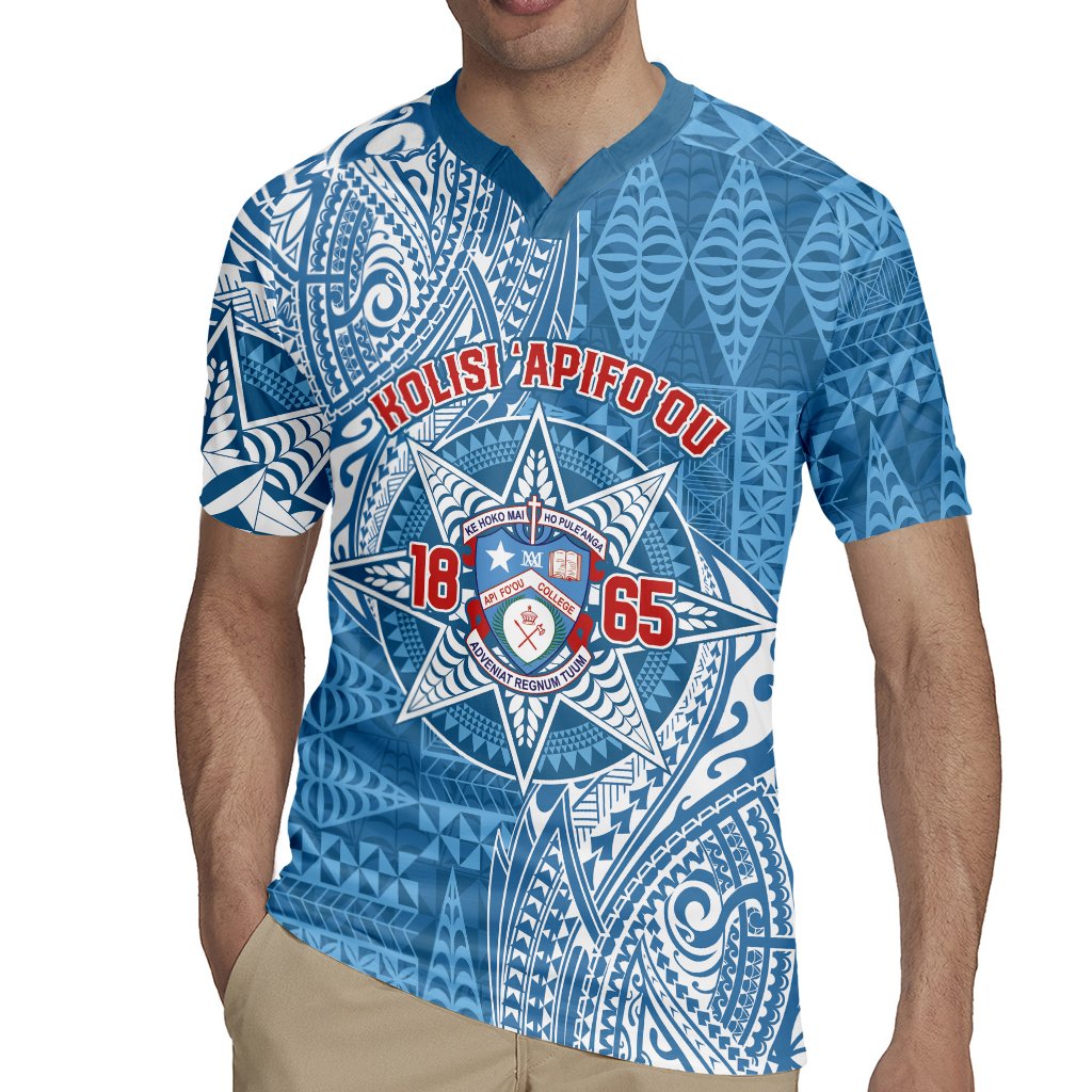 Personalised Tonga Apifo'ou College Rugby Jersey Since 1865 Special Kupesi Pattern LT9 - Polynesian Pride
