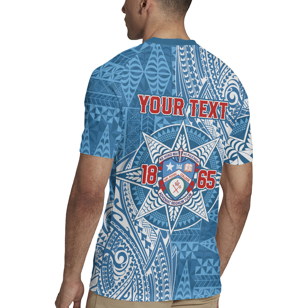 Personalised Tonga Apifo'ou College Rugby Jersey Since 1865 Special Kupesi Pattern LT9 - Polynesian Pride