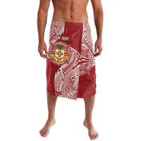 Personalised Kolisi Tonga Atele 145th Anniversary Lavalava Special Kupesi Pattern LT9 White - Polynesian Pride