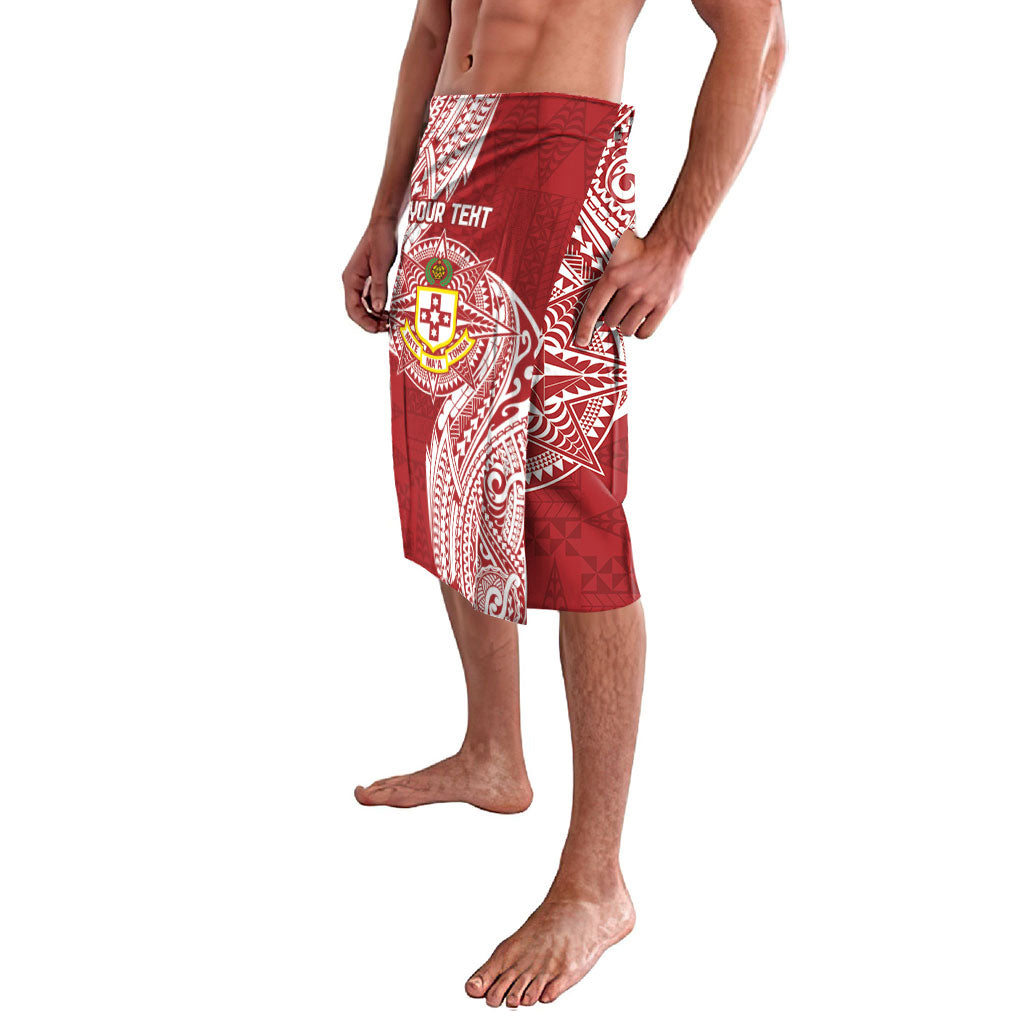 Personalised Kolisi Tonga Atele 145th Anniversary Lavalava Special Kupesi Pattern LT9 - Polynesian Pride