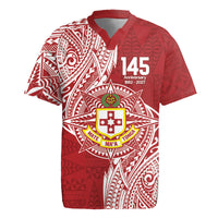 Personalised Kolisi Tonga Atele 145th Anniversary Rugby Jersey Special Kupesi Pattern LT9 White - Polynesian Pride