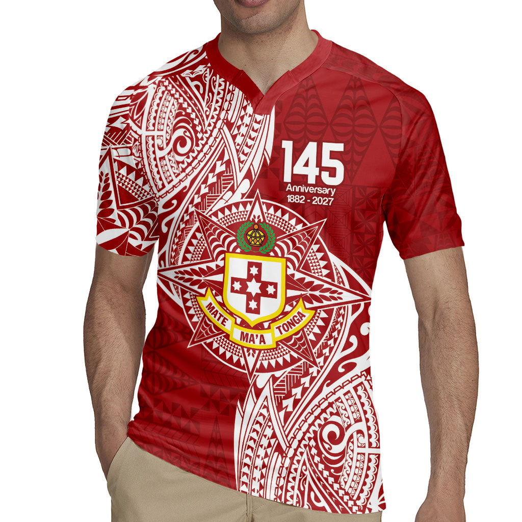 Personalised Kolisi Tonga Atele 145th Anniversary Rugby Jersey Special Kupesi Pattern LT9 - Polynesian Pride