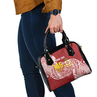 Personalised Kolisi Tonga Atele 142nd Anniversary Shoulder Handbag Special Kupesi Pattern LT9 - Polynesian Pride