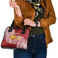 Personalised Kolisi Tonga Atele 142nd Anniversary Shoulder Handbag Special Kupesi Pattern LT9 - Polynesian Pride