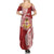 Personalised Kolisi Tonga Atele 142nd Anniversary Summer Maxi Dress Special Kupesi Pattern