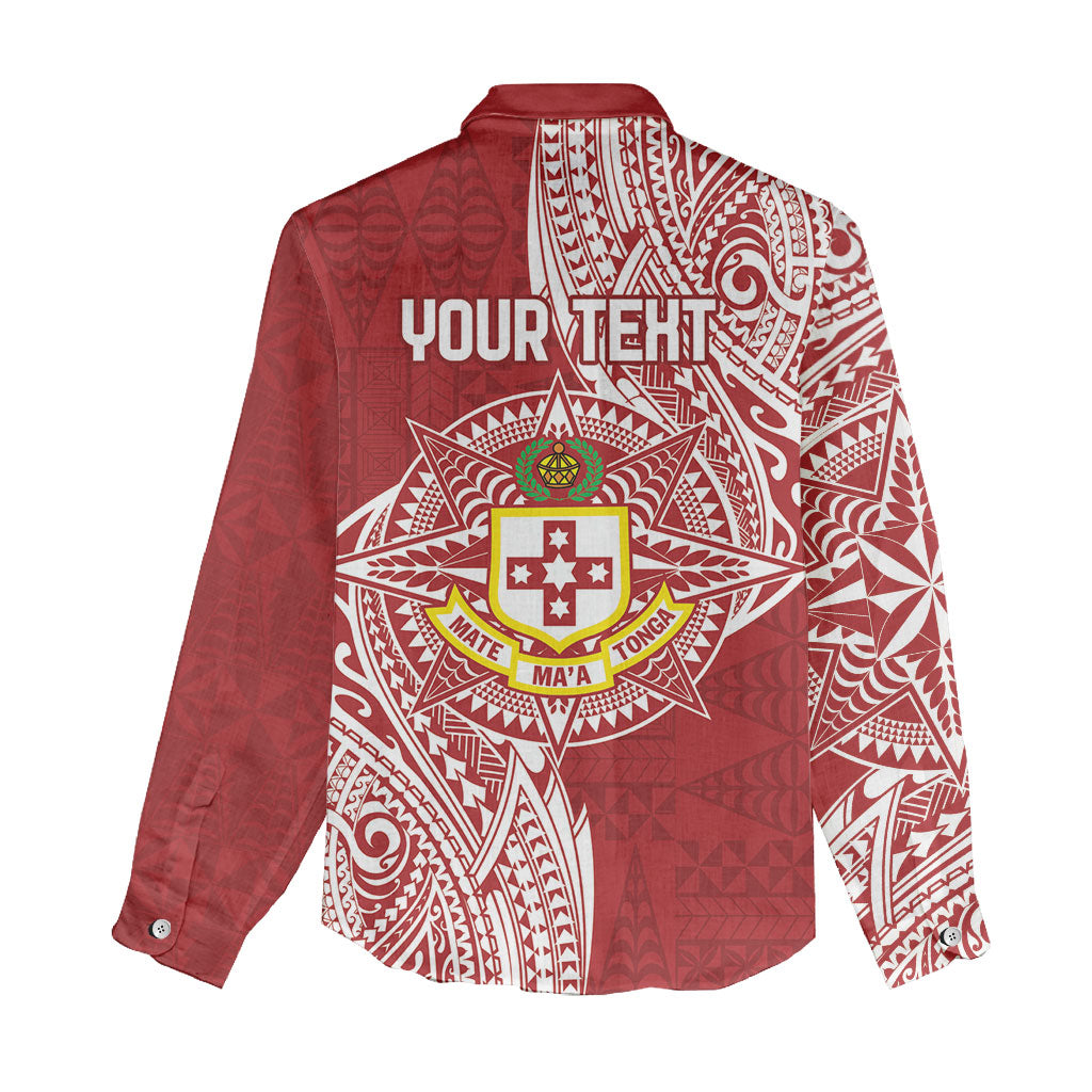 Personalised Kolisi Tonga Atele 145th Anniversary Women Casual Shirt Special Kupesi Pattern LT9 - Polynesian Pride