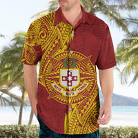 Personalised Kolisi Tonga Atele Hawaiian Shirt Since 1882 Simple Ngatu Pattern LT9 - Polynesian Pride
