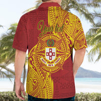 Personalised Kolisi Tonga Atele Hawaiian Shirt Since 1882 Simple Ngatu Pattern LT9 - Polynesian Pride