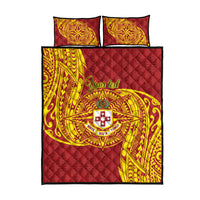 Personalised Kolisi Tonga Atele Quilt Bed Set Since 1882 Simple Ngatu Pattern LT9 - Polynesian Pride