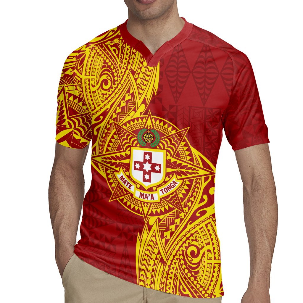 Personalised Kolisi Tonga Atele Rugby Jersey Since 1882 Simple Ngatu Pattern LT9 - Polynesian Pride