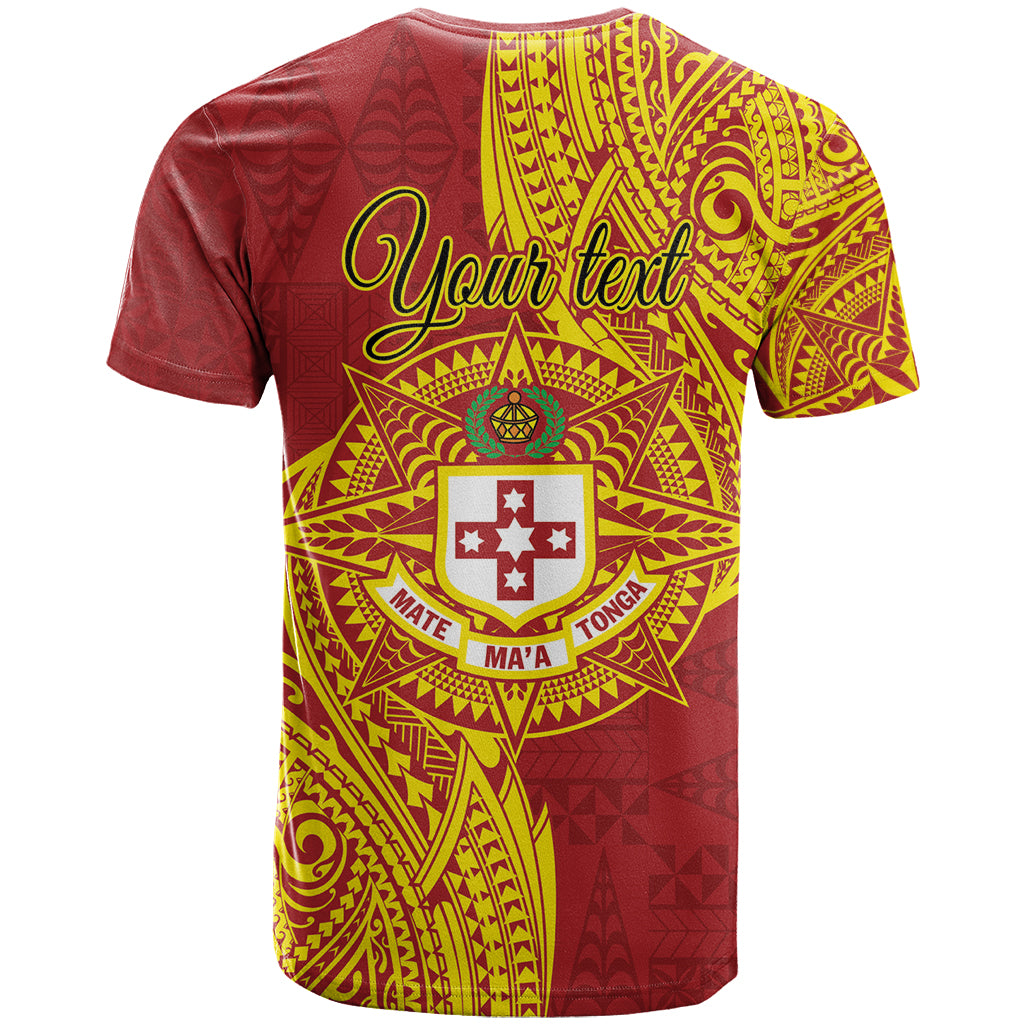 Personalised Kolisi Tonga Atele T Shirt Since 1882 Simple Ngatu Pattern LT9 - Polynesian Pride
