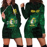 Personalised Tonga Liahona High School 80th Anniversary Hoodie Dress Special Kupesi Pattern LT9 - Polynesian Pride