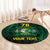 Personalised Tonga Liahona High School 76th Anniversary Round Carpet Special Kupesi Pattern