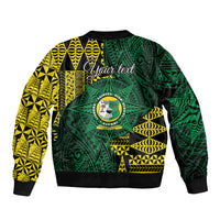 Personalised Tonga Liahona High School Bomber Jacket Since 1948 Special Kupesi Pattern LT9 - Polynesian Pride
