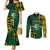 Personalised Tonga Liahona High School Couples Matching Mermaid Dress and Long Sleeve Button Shirt Since 1948 Special Kupesi Pattern