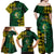 Personalised Tonga Liahona High School Family Matching Off Shoulder Maxi Dress and Hawaiian Shirt Since 1948 Special Kupesi Pattern