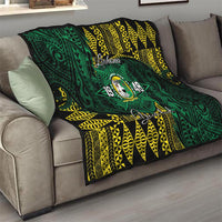 Personalised Tonga Liahona High School Quilt Since 1948 Special Kupesi Pattern LT9 - Polynesian Pride