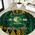 Personalised Tonga Liahona High School Round Carpet Since 1948 Special Kupesi Pattern