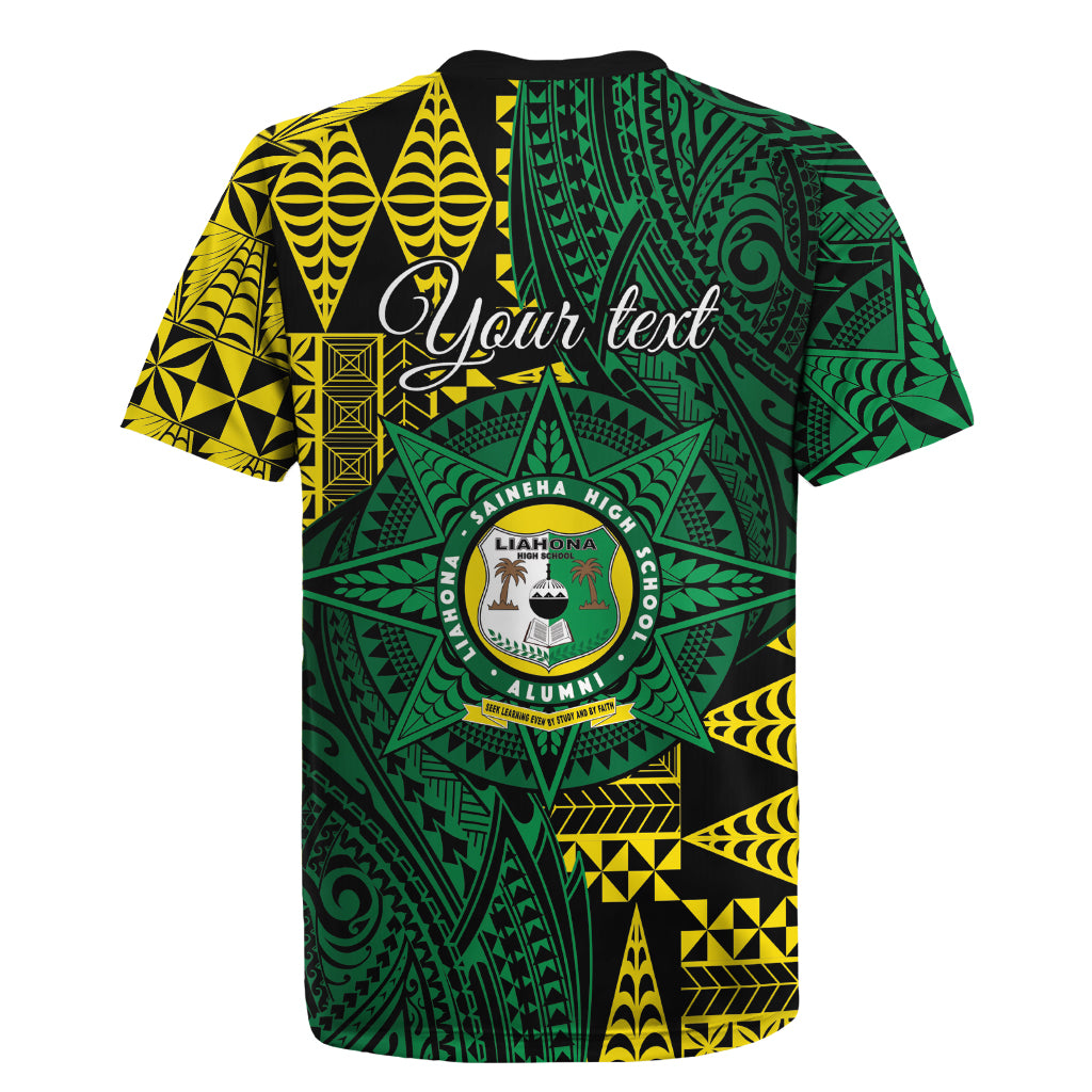 Personalised Tonga Liahona High School Rugby Jersey Since 1948 Special Kupesi Pattern LT9 - Polynesian Pride